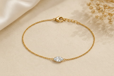 Moissanit Armband Amelie