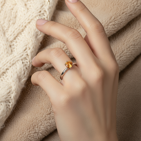 Moissanit Ring San Bélle Solara - Silber