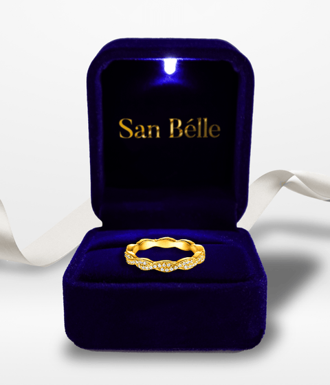 Moissanit Ring Orbit - Gold