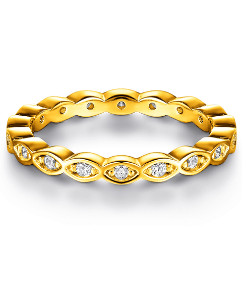 Moissanit Ring Arise - Gold