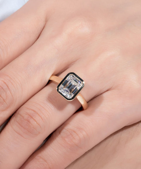 Moissanit Ring Veliso - Gold