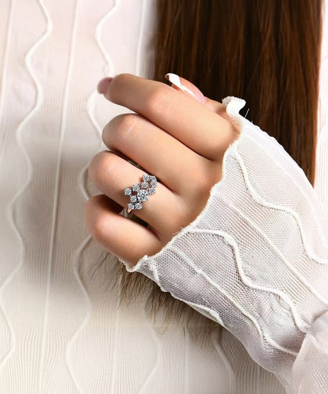 Moissanit Ring Canto - Gold