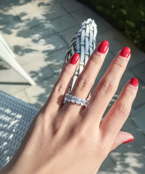 Moissanit Ring Astrid