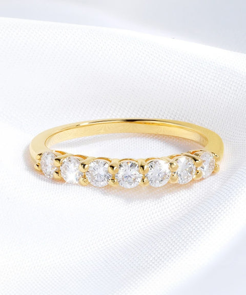 Moissanit Ring Lux - Gold