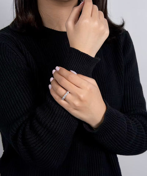 Anillo de moissanita Eclipse