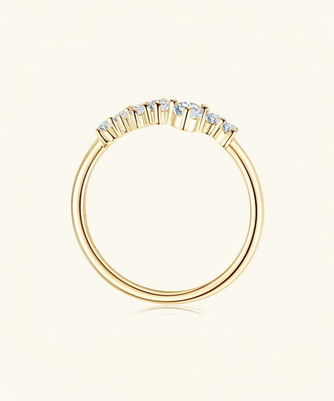 Anello Moissanite Sienna - Oro